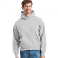 Front - Fruit of the Loom Mens Supercotton Heather Hoodie