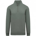 Front - Native Spirit Mens Quarter Zip Sweatshirt