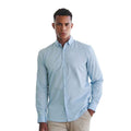 Front - Henbury Mens Cotton CoolPlus Long-Sleeved Formal Shirt