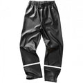Front - Result Genuine Recycled Mens Prism PU Waterproof Trousers