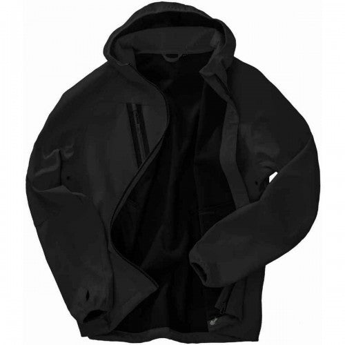 Front - Result Genuine Recycled Mens Hooded 3 Layer Printable Soft Shell Jacket