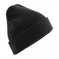 Front - Beechfield Unisex Adult Cuffed Organic Cotton Heavyweight Beanie