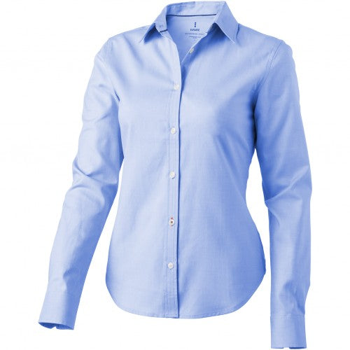 Front - Elevate Vaillant Long Sleeve Ladies Shirt