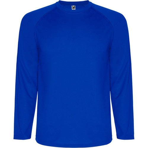 Front - Roly Childrens/Kids Montecarlo Long-Sleeved Sports T-Shirt