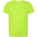 Fluorescent Green - Front - Roly Childrens-Kids Estoril Short-Sleeved T-Shirt