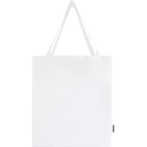 Natural - Front - Floso Odisha Organic Cotton Gusseted 14L Tote Bag