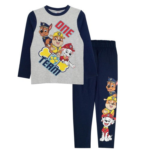 Front - Paw Patrol Boys One Team Pyjama Set