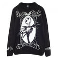 Front - Nightmare Before Christmas Womens/Ladies Jack Skellington Portrait Knitted Jumper