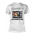 Front - Morrissey Unisex Adult Stop Watching The News T-Shirt