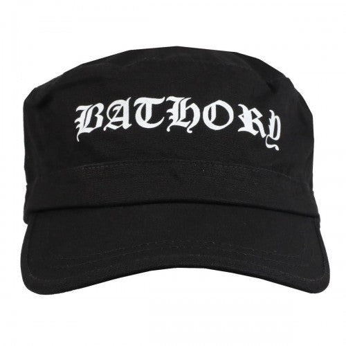 Front - Bathory Logo Peaked Army Cap