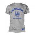 Front - Metallica Unisex Adult College Crest T-Shirt