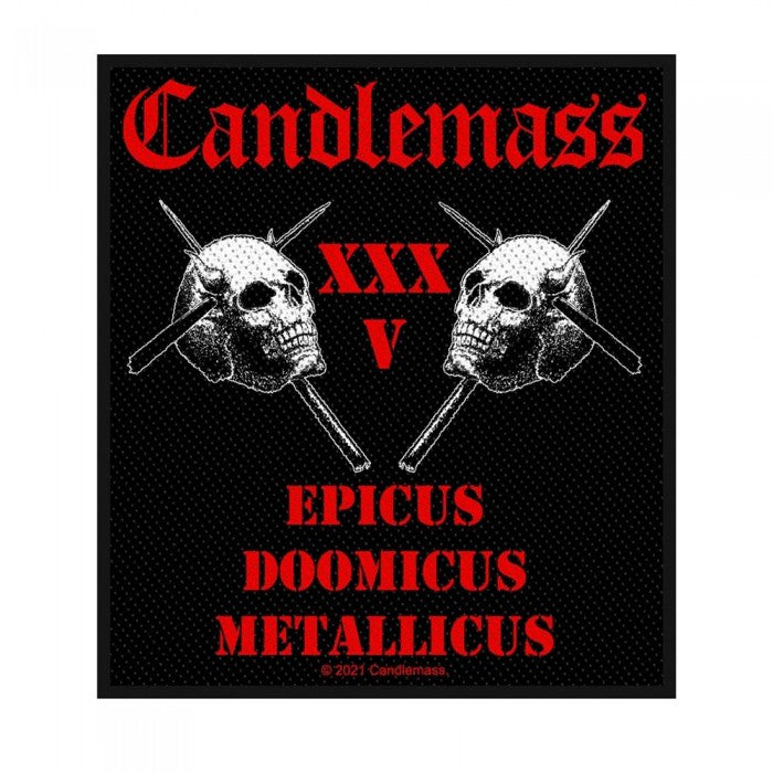 Front - Candlemass Epicus Logo Patch