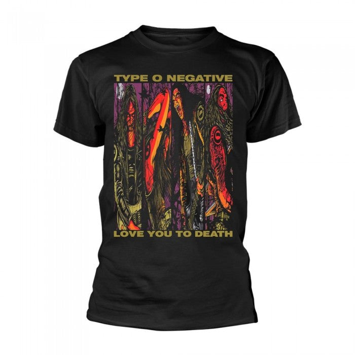 Front - Type O Negative Unisex Adult Love You To Death T-Shirt