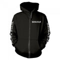 Front - Burzum Unisex Adult Black Metal Full Zip Hoodie