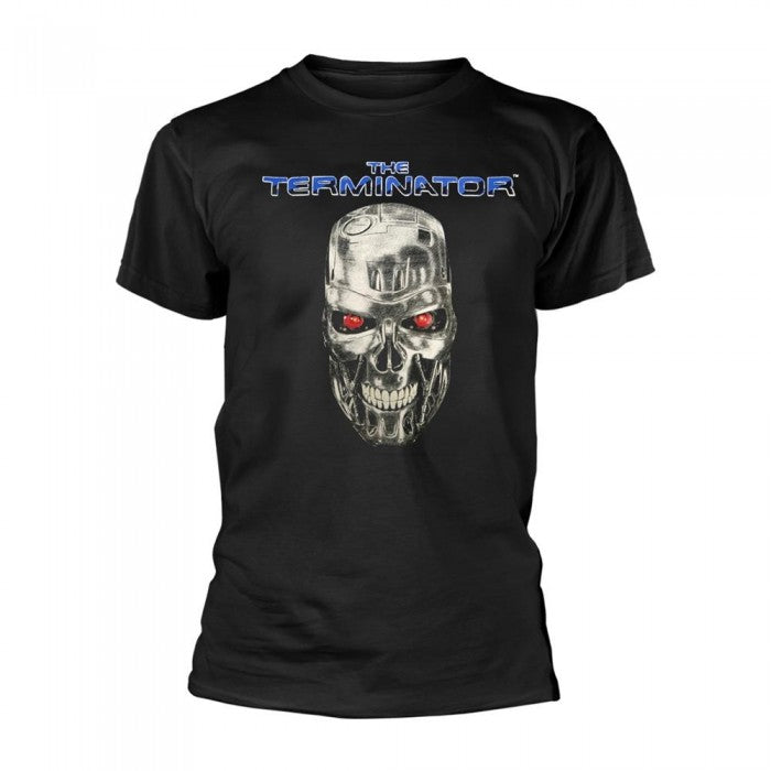 Front - The Terminator Unisex Adult Skull T-Shirt