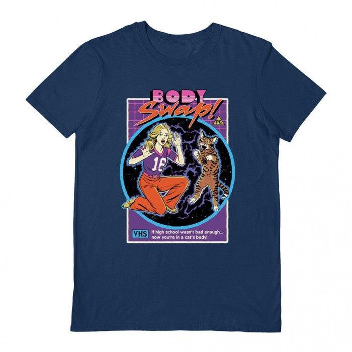 Front - Steven Rhodes Unisex Adult Body Swap T-Shirt