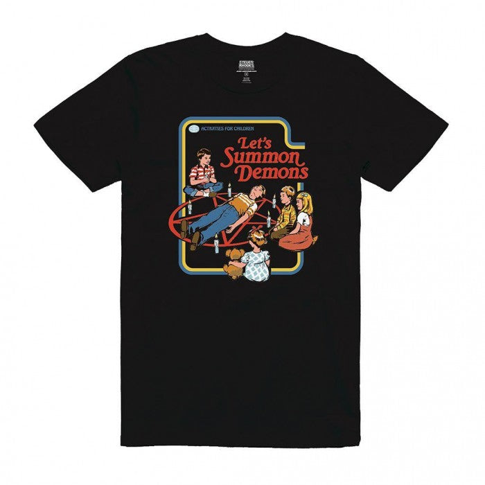 Front - Steven Rhodes Unisex Adult Let´s Summon Demons T-Shirt