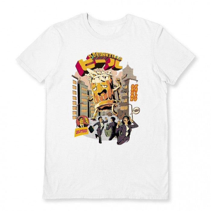 Front - Ilustrata Unisex Adult Beerzilla T-Shirt