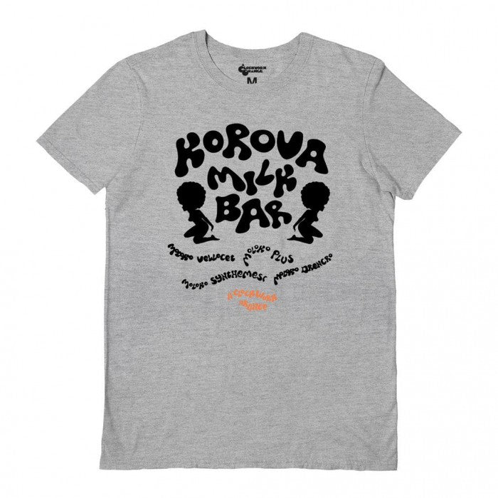 Front - Clockwork Orange Unisex Adult Korova Milk Bar T-Shirt