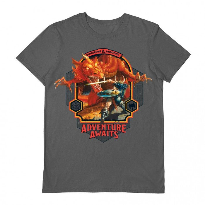 Front - Dungeons & Dragons Unisex Adult Adventure Awaits T-Shirt