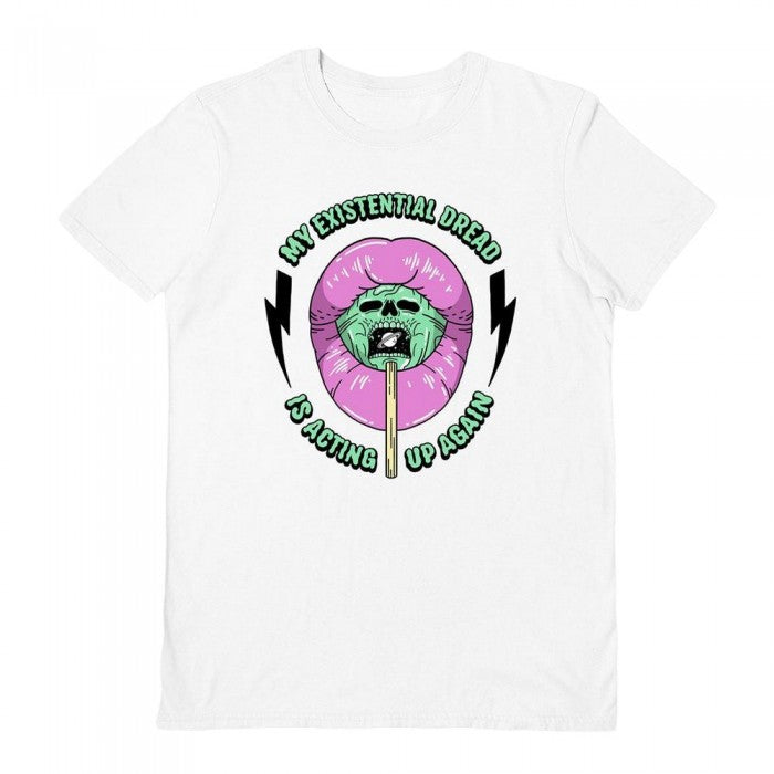 Front - Letter Shoppe Unisex Adult My Existential Dread T-Shirt