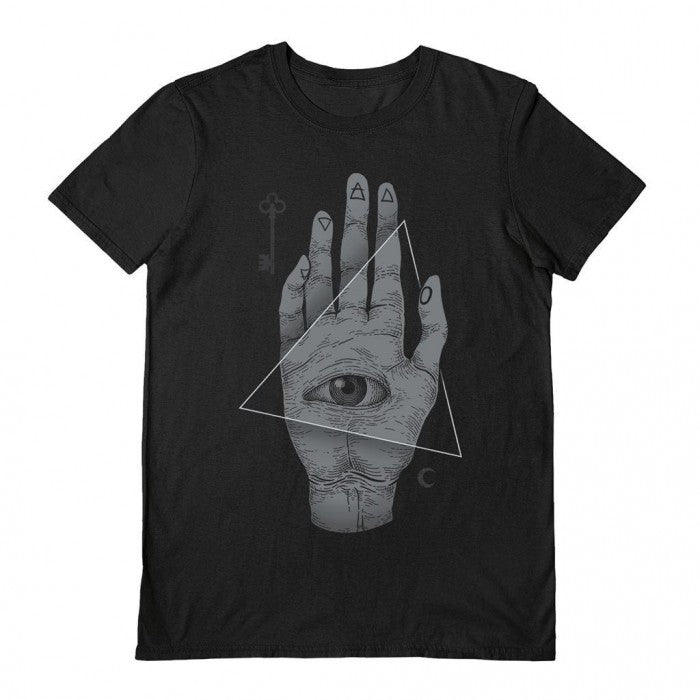 Front - Deniart Unisex Adult Witch Hand T-Shirt