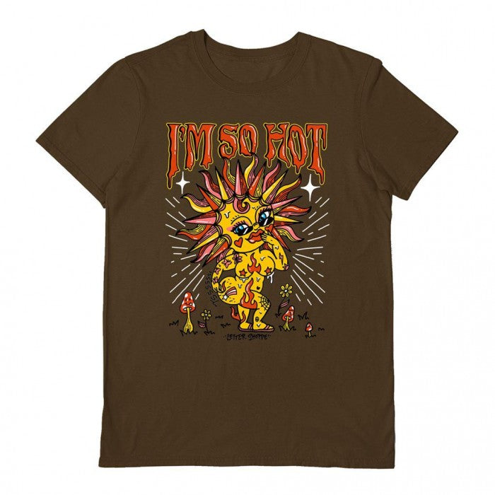 Front - Letter Shoppe Unisex Adult Hot Summer Sun T-Shirt