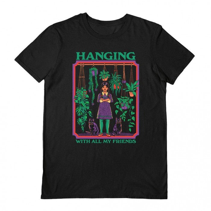 Front - Steven Rhodes Unisex Adult Hanging With All My Friends T-Shirt