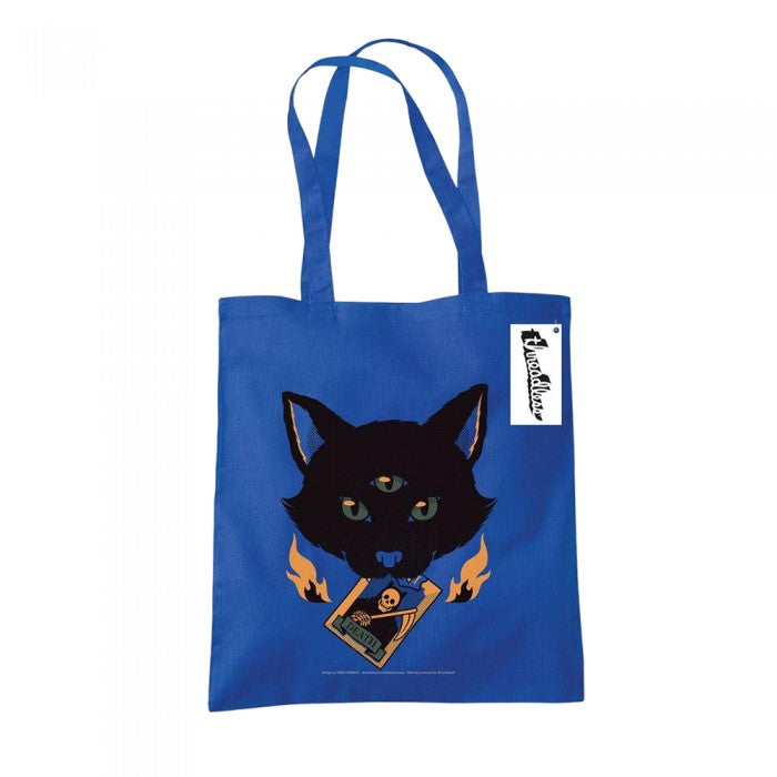 Front - Tobe Fonseca Cat Tarot Death Tote Bag