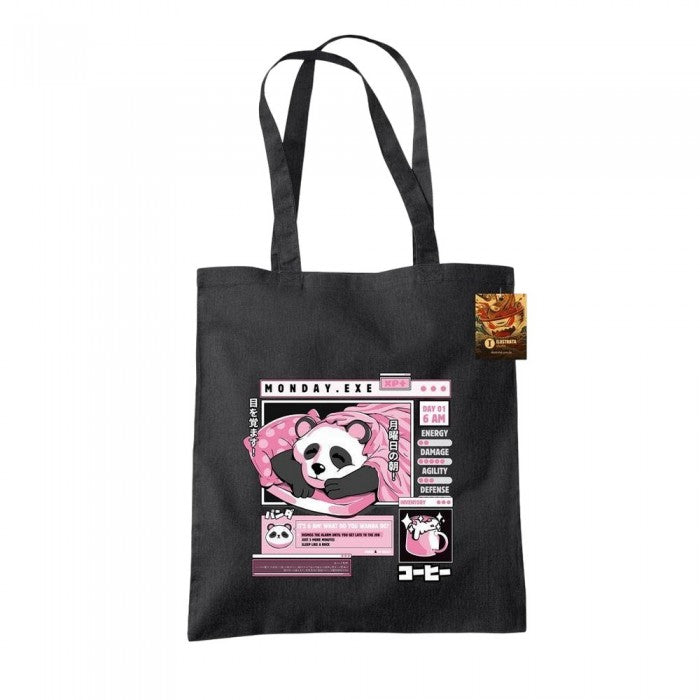 Front - Ilustrata Monday.Exe Tote Bag