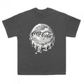 Front - Coca-Cola Unisex Adult Bottle Cap T-Shirt
