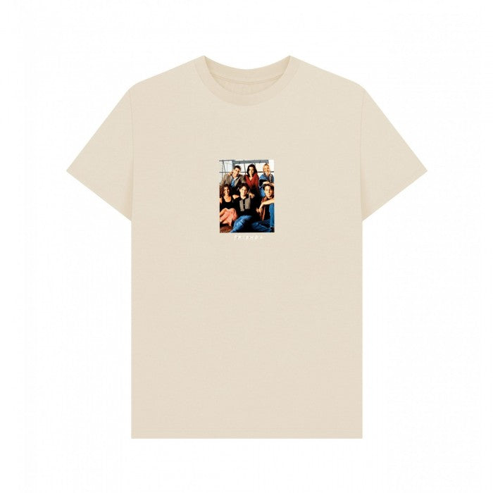 Front - Friends Unisex Adult Photo Print T-Shirt