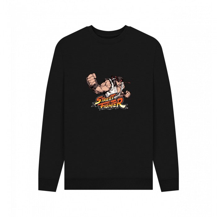Front - Street Fighter Unisex Adult Ryu Sweatshirt