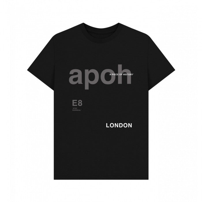 Front - Apoh Unisex Adult London Slogan T-Shirt