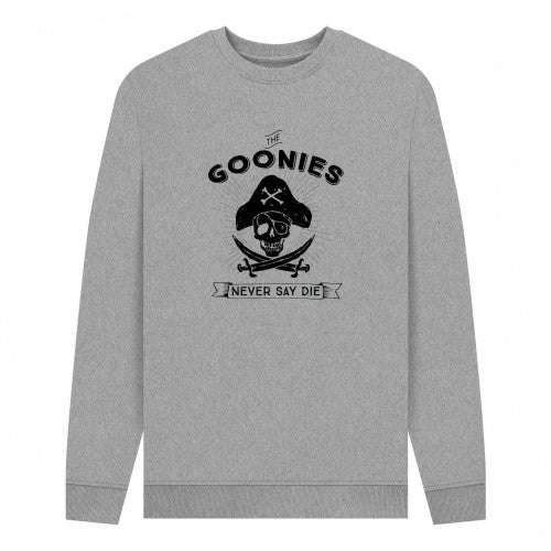 Front - The Goonies Unisex Adult Never Say Die Pirate Sweatshirt