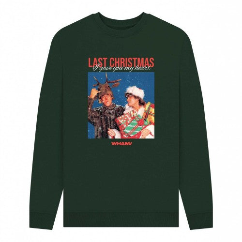 Front - Wham Unisex Adult Gave You My Heart Graphic Sweatshirt