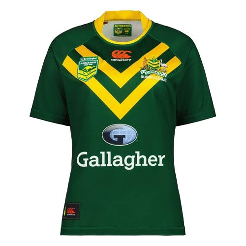 Front - Canterbury Mens Kang Pro Rugby League World Cup Short-Sleeved Jersey