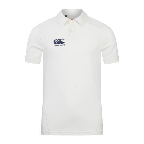 Front - Canterbury Childrens/Kids Logo Moisture Wicking Cricket Shirt