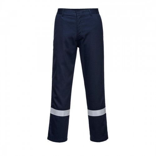 Front - Portwest Mens Iona Bizweld Fire Resistant Work Trousers