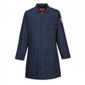 Front - Portwest Mens Standard Flame Resistant Coat