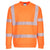 Front - Portwest Mens Eco Friendly Hi-Vis Safety Sweatshirt