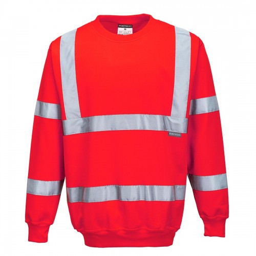 Front - Portwest Mens Hi-Vis Sweatshirt