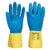 Front - Portwest Unisex Adult Double Dipped Latex Gauntlet