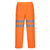 Front - Portwest Mens Hi-Vis Safety Rain Trousers