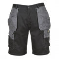 Front - Portwest Mens Granite Holster Pocket Shorts