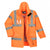 Front - Portwest Mens Rain Hi-Vis Safety Jacket