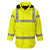 Front - Portwest Mens Multi Lite Bizflame Rain Hi-Vis Jacket