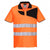 Front - Portwest Mens PW2 Cotton Hi-Vis Safety Polo Shirt