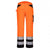 Front - Portwest Mens PW2 High-Vis Safety Work Trousers