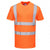 Front - Portwest Mens Hi-Vis Safety T-Shirt